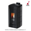 STUFE PELLET CADEL EVO 8,5 MAIOLICA NERO BRILLANTE