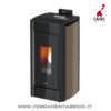 STUFE PELLET CADEL EVO 8,5 METALLO LIGHT BRONZE