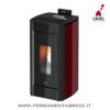 STUFE PELLET CADEL EVO 8,5 METALLO ROSSO