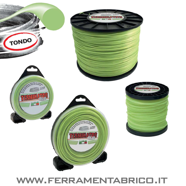 Filo Decespugliatore Arnetoli Alu-Line Rotobox – Tondo 2,7 - 3,0 - 3,3mm – Con Polvere Alluminio